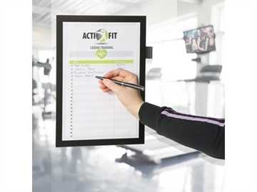 Duraframe Skilteramme Selvklæbende A4 Sort